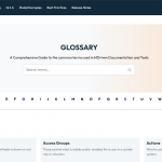 Check out the new Glossary features